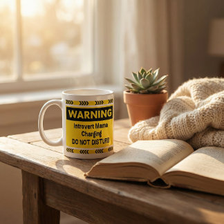 Introvert Mama Charging Funny Coffee Mug Gift