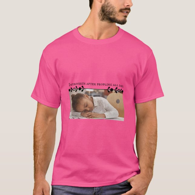 Introvert Meme Dark T-shirt (Front)