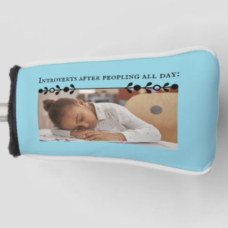 Introvert Meme Golf Head Cover
