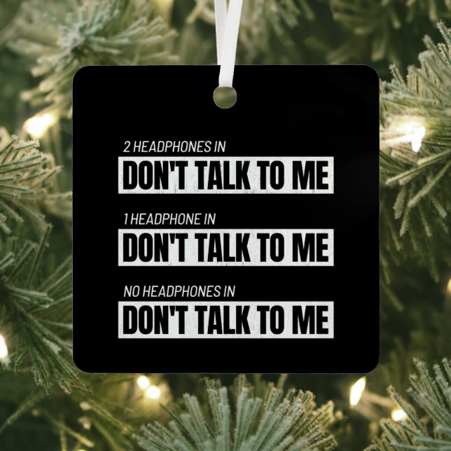 Introvert Memes - Sarcastic Humour Jokes - Funny Metal Tree Decoration (Insitu)
