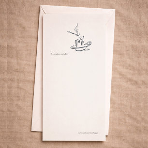 Introvert Minimal Line Art Solitude Journal Card