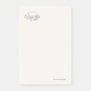 Introvert Minimalist Line Art Post-it Notes