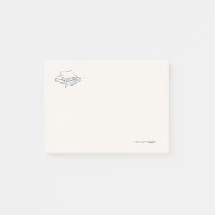 Introvert Minimalist Line Art Post-it Notes
