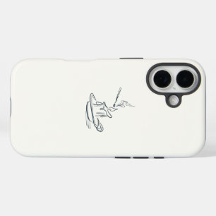 Introvert Minimalist LineArt iPhone / iPad case