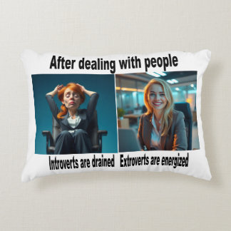 Introvert or Extrovert?   Decorative Cushion