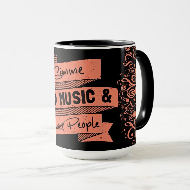 Introvert personality loud music quiet people mug (Front Right)