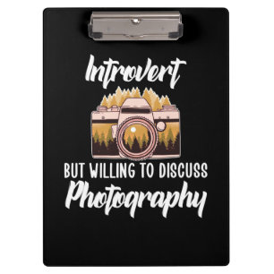 Introvert Photography Clipboard