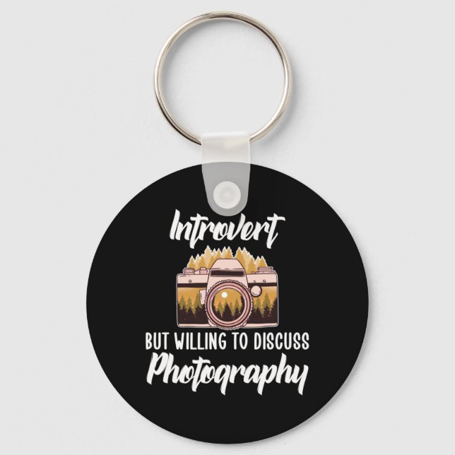 Introvert Photography Key Ring (Front)