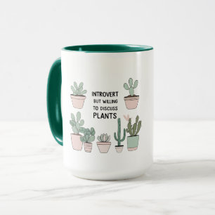 Introvert Plant Lover Mug – Funny Gift for Plant M