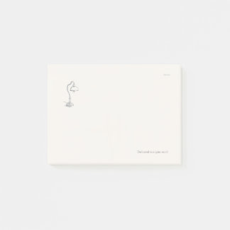 Introvert Quiet Solitude Minimalist Post-it Notes
