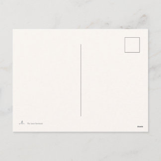 Introvert Quiet Solitude Minimalist Postcard