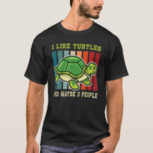 Introvert Sea Turtles Animal Saying Antisocial T-Shirt
