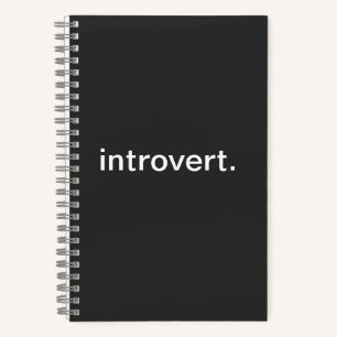 Introvert Spiral Notebooks