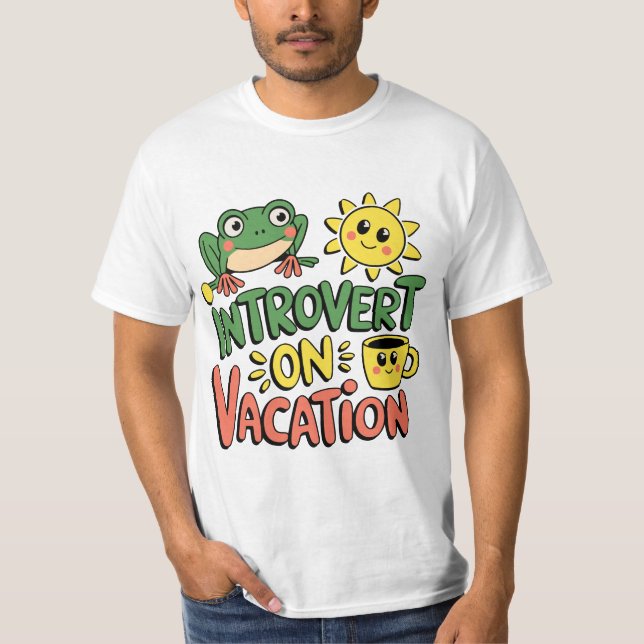 Introvert Sunshine Break Men's T-Shirt (Front)