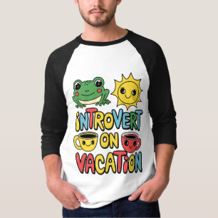Introvert Vacation Mode Men's Short Sleeve T-Shirt
