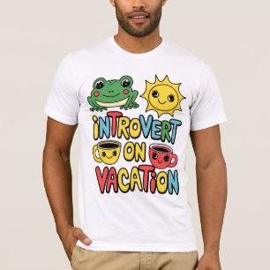 Introvert Vacation Mode Men's Short Sleeve T-Shirt