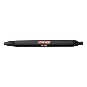 Introvert Writer Black Ink Pen