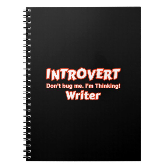 Introvert Writer Notebook (Front)