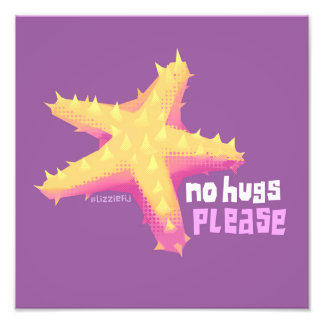 Introvertebrate starfish - medium art print