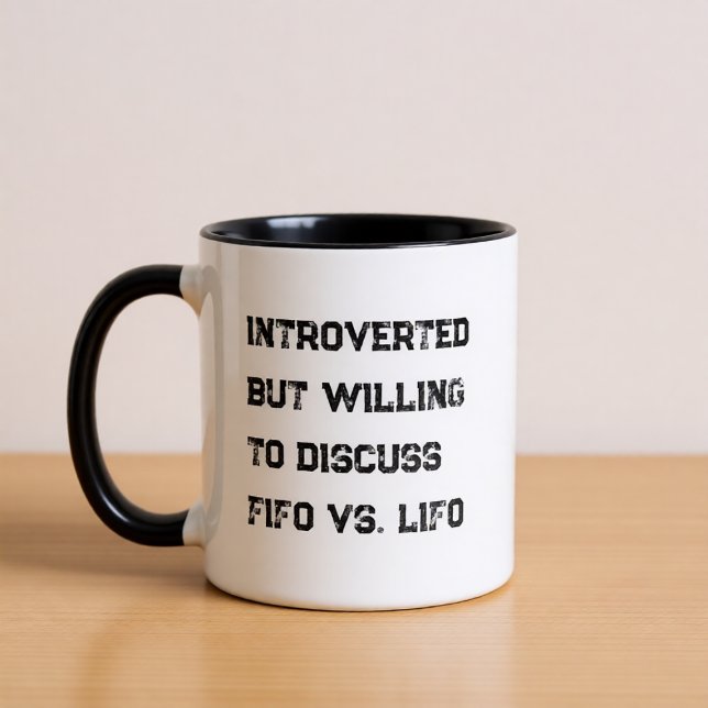 Introverted Accountant Funny Quote Coffee Mug (Creator Uploaded)