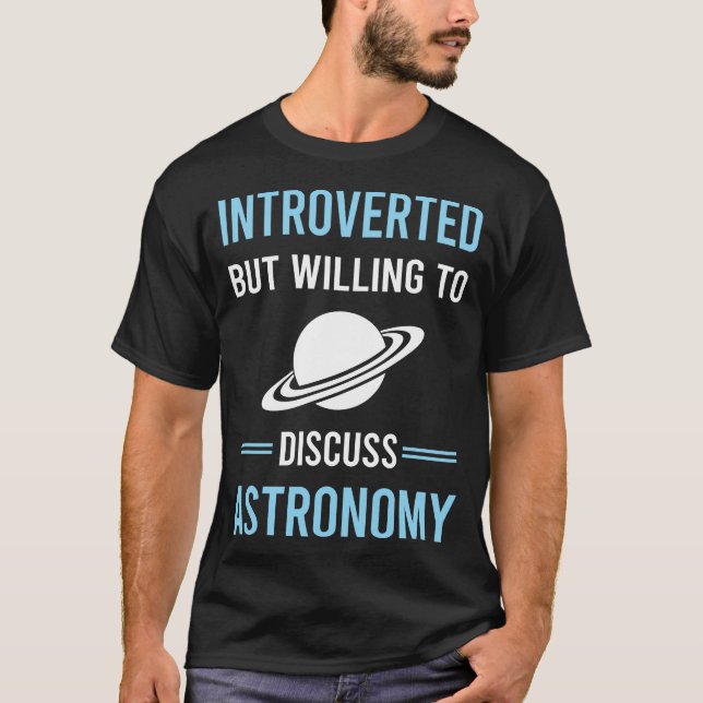 Introverted Astronomy T-Shirt (Front)