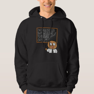 Introverted But Willing To Discuss Cats Introve Hoodie