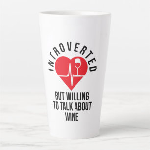 Introverted But Willing To Talk About Wine Mug