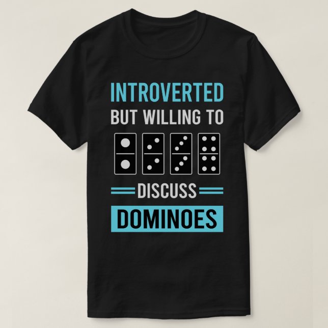 Introverted Dominoes T-Shirt (Design Front)