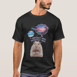 Introverted Hamster Meme Cute Aesthetic Dreamy Bea T-Shirt