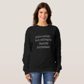 Introverted Scottsdale Lover - Funny Sarcastic Iro Sweatshirt (Front Full)