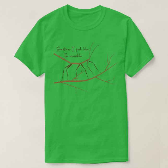 introverted stick bug T-Shirt (Design Front)