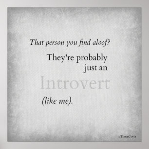 Introverts! Poster