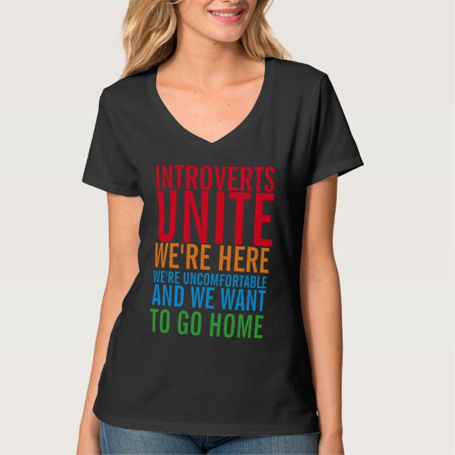 INTROVERTS UNITE T-Shirt (Front)