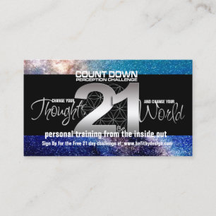 Intuition - 21 Day Perspective Challenge Business Card