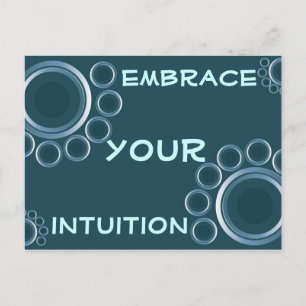 intuition postcard