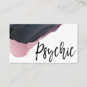 *~* Intuitive Psychic Reader Medium Watercolor Business Card