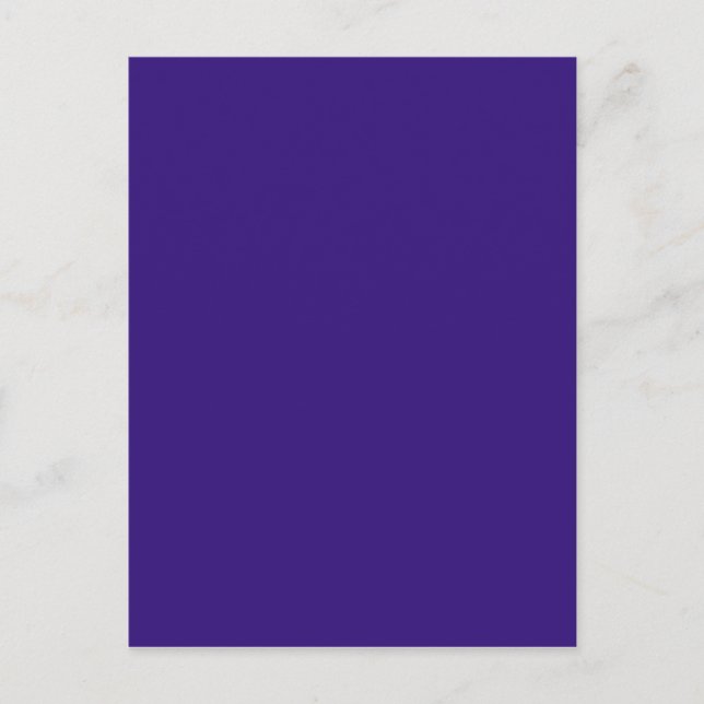 Intuitively Idealistic Blue Colour Postcard (Front)