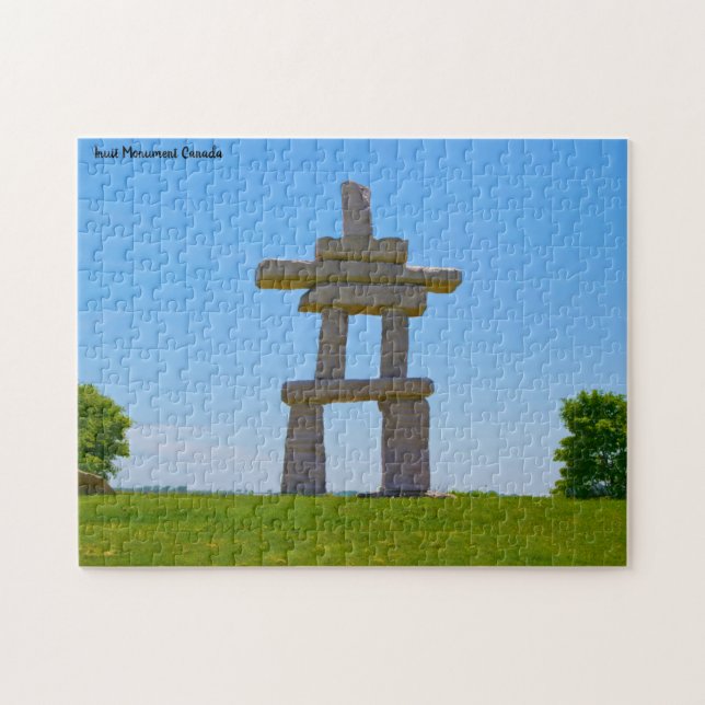 Inuit Monument Canada Monument Jigsaw Puzzle (Horizontal)