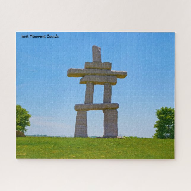Inuit Monument Canada Monument Jigsaw Puzzle (Horizontal)