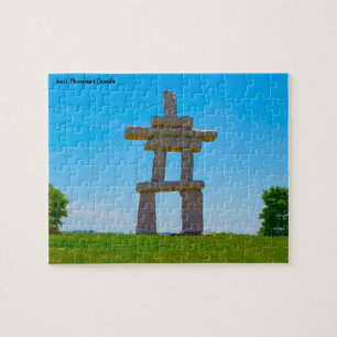 Inuit Monument Canada Monument Jigsaw Puzzle