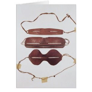 Inuit sun/snow 'glasses'