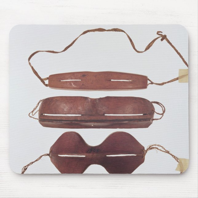 Inuit sun/snow 'glasses' mouse mat (Front)