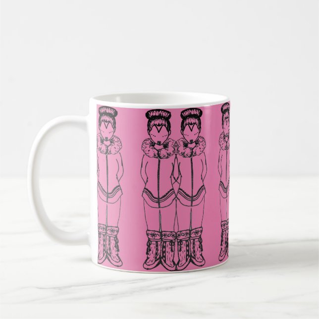 Inuit Women Tunniit Coffee Mug (Left)