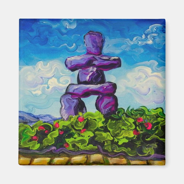 Inukshuk Magnet (Front)
