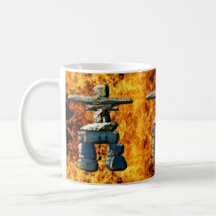 Inukshuk Native American Spirit Stones Coffee Mug