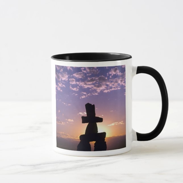 Inukshuk Northwest Territories, Canada Mug (Right)