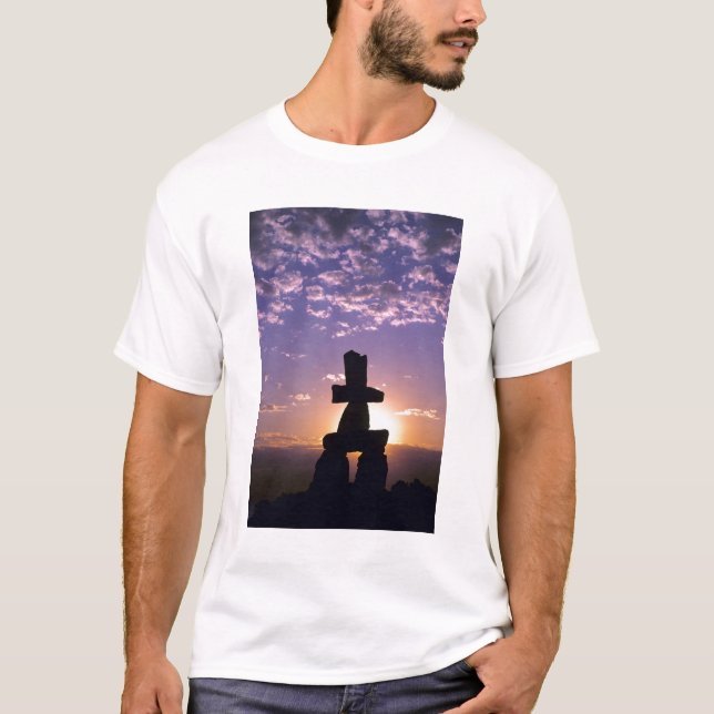 Inukshuk Northwest Territories, Canada T-Shirt (Front)
