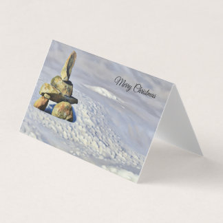 Inuksuk Merry Christmas-Text Beauty of the Season