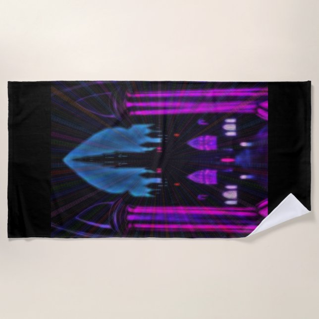 Inumbrate Citadel Beach Towel (Front)