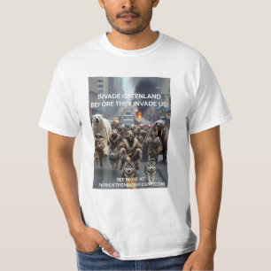 Invade Greenland t-shirt